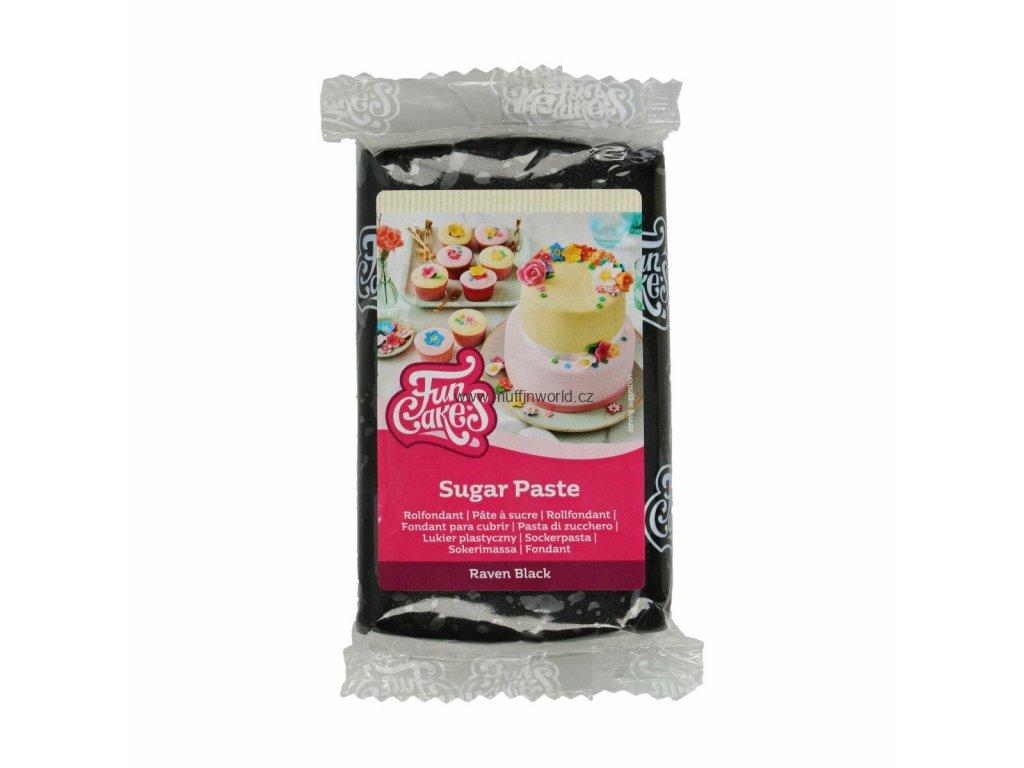 Potahový fondán FunCakes 250 g - černá