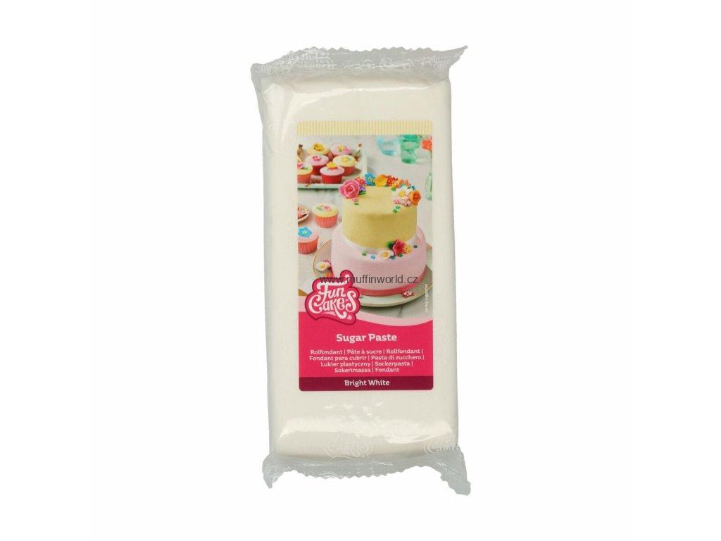 Potahový fondán FunCakes 1 Kg - Zářivě bílá