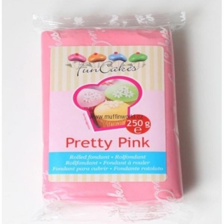 Potahový fondán FunCakes 250 g - růžová Pretty Pink (prošlá)