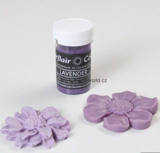 Sugarflair gel. barva - Pastel Lavender 25g