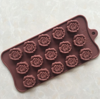 Silikonová forma na čokoládu - růže